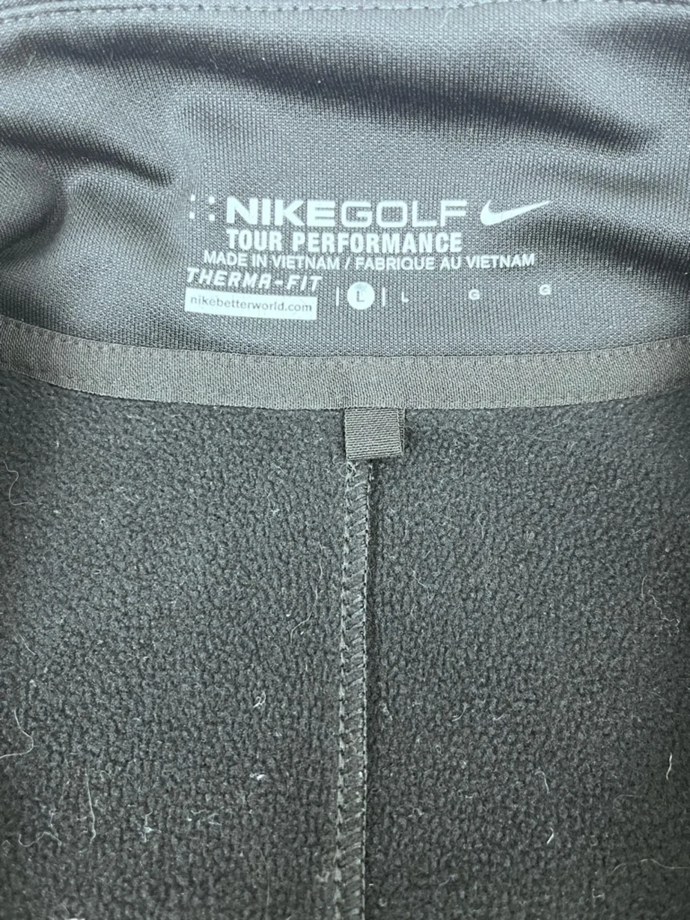 Nike Golf Women's Tour Performance 1/4 Zip with WDW Speedway Logo Size L; Disney